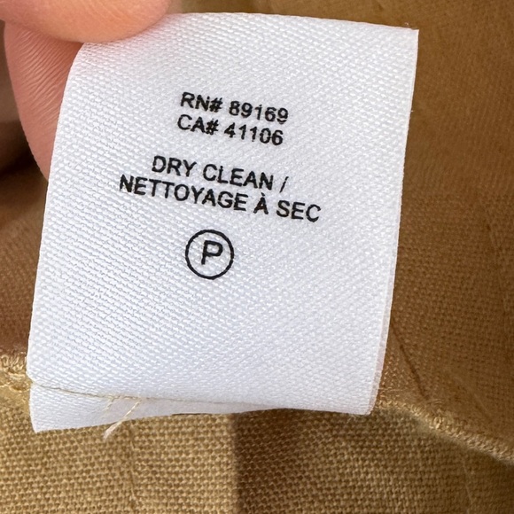 NWT Derek Lam 10 Crosby Sergio High Waist Wide Leg Linen Pants, Almond, Size 2 - Picture 12 of 12